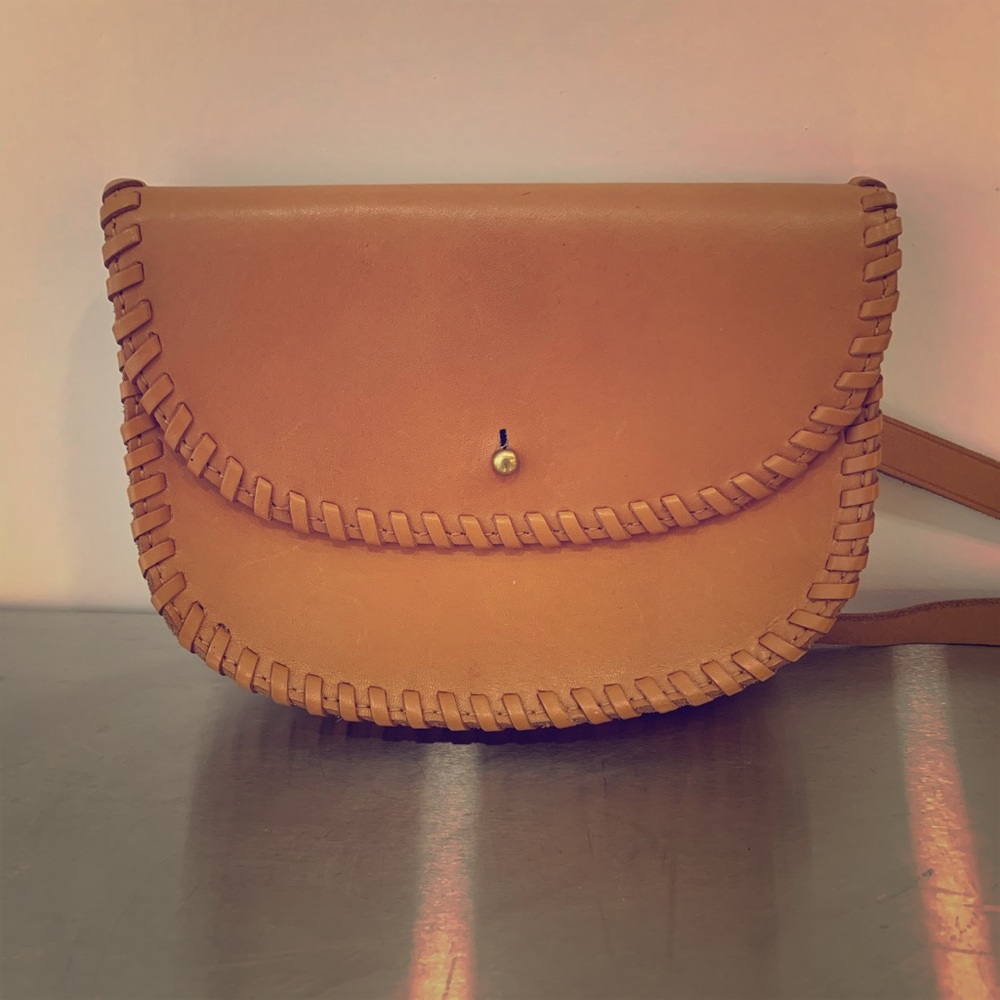 MADEWELL WHIPSTITCHED leather belt bag